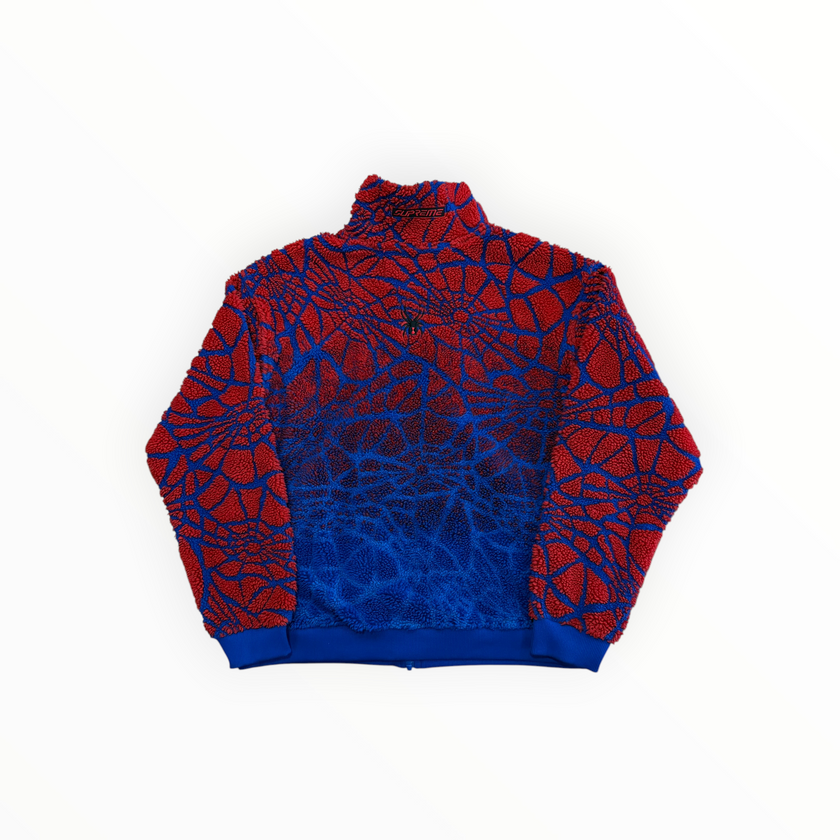 Supreme Spyder Web Polar Fleece Jacket Royal