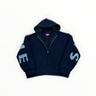 Supreme Faux Sherling Lined Zip Up Black