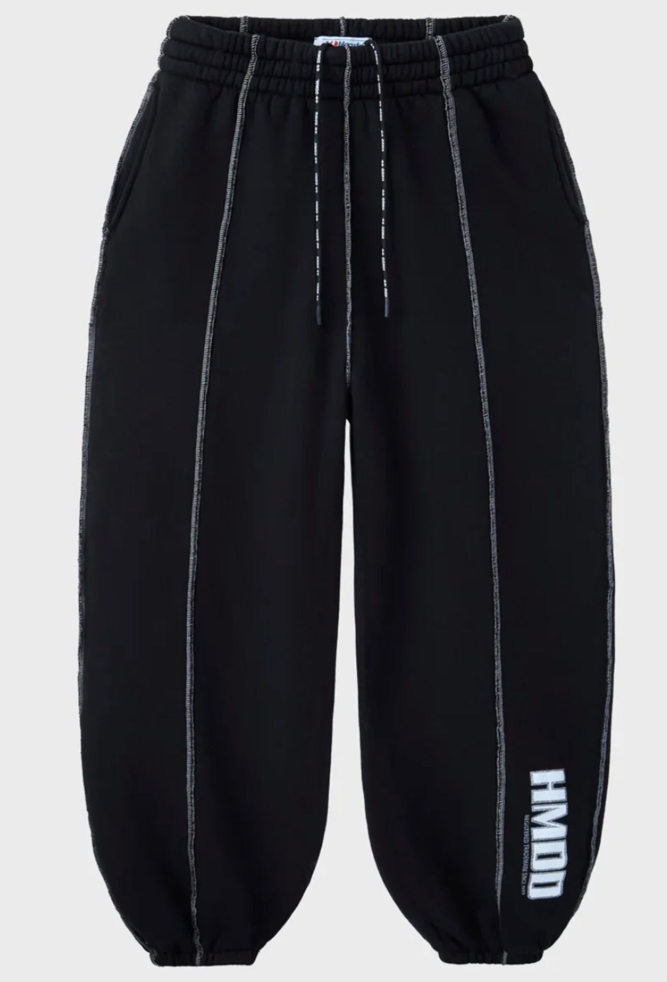 HMDD Black Seam Sweatpants