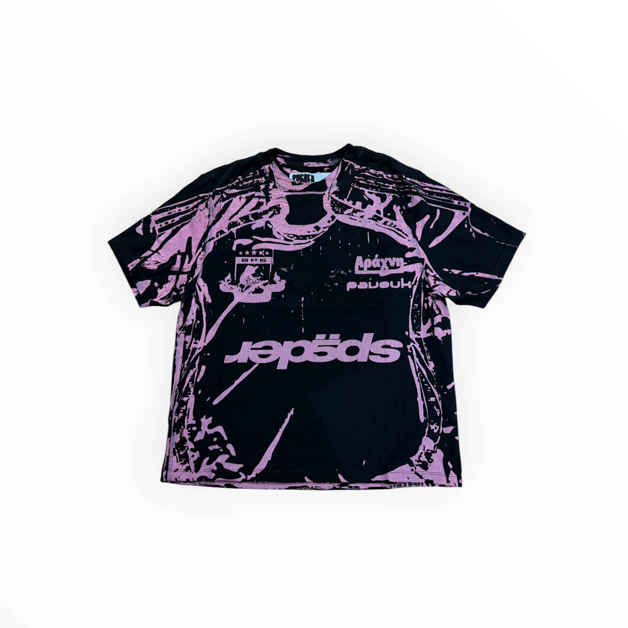 Sp5der Overprint Jersey Black/Pink