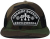 Chrome Hearts Arc Cross Patch Trucker Cap Camo