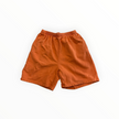 Balenciaga Orange Logo Shorts