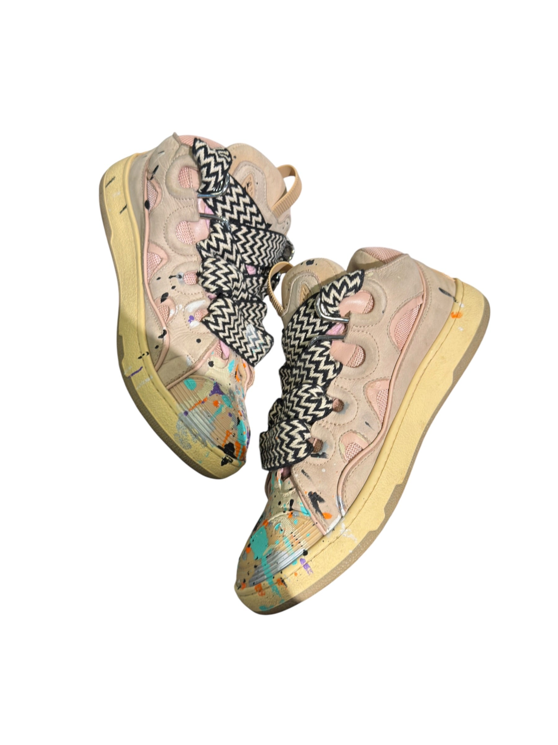 Lanvin X Gallery Dept Curb Sneaker Salmon